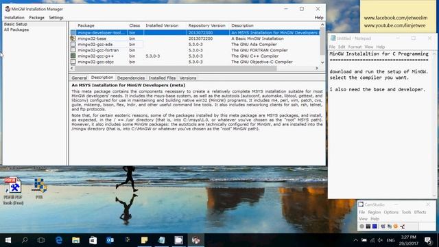 MinGW - Installation for C Programming смотреть онлайн