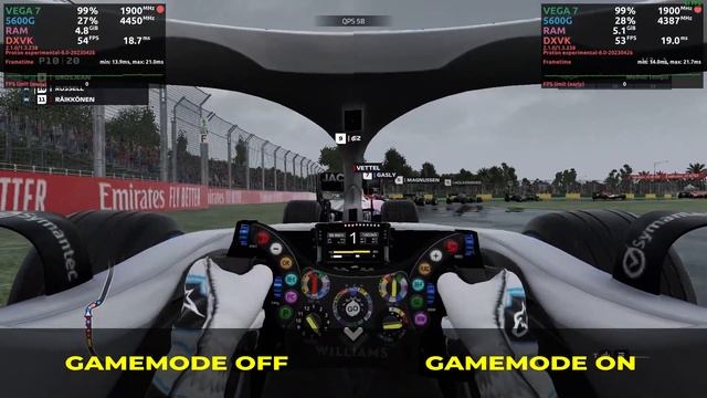 Linux Gaming - Gamemode OFF vs ON - F1 2019 - Ryzen 5600G + Vega 7 смотреть онлайн