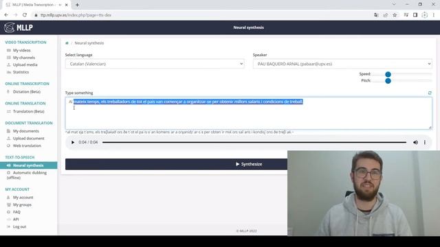 MLLP text-to-speech (TTS) demo: cross-lingual voice cloning смотреть онлайн