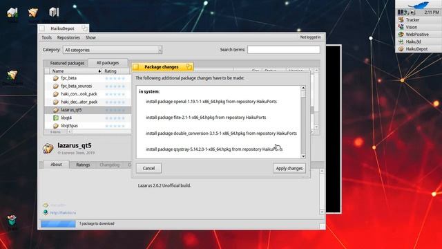 How to install Lazarus IDE on Haiku OS смотреть онлайн
