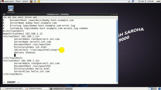 RHEL 6 in hindi apache server in redhat linux by sarvesh saroha part 3 смотреть онлайн