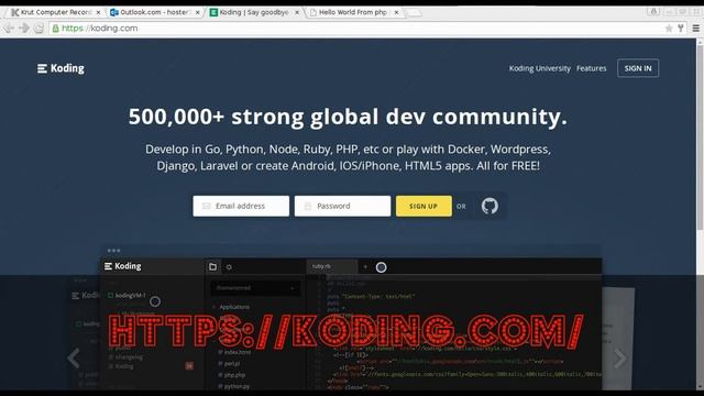 free vps/Vm hosting koding смотреть онлайн