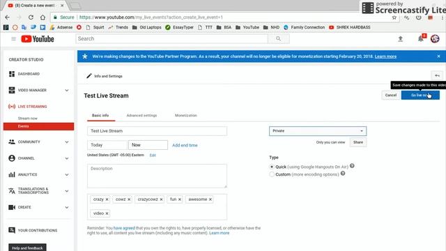 How to LIVESTREAM on a CHROMEBOOK!! смотреть онлайн