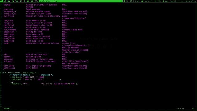slstatus configuration (how to) смотреть онлайн