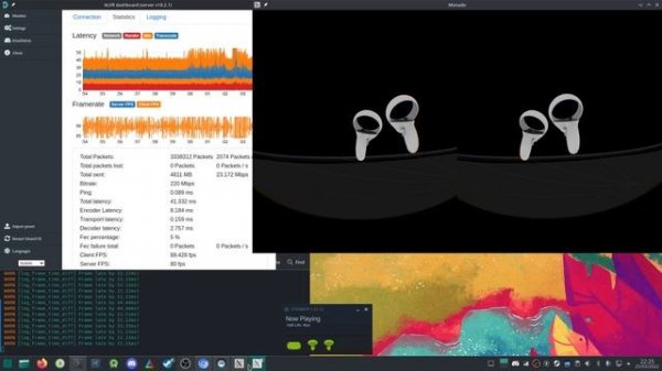ALXR (OpenXR ALVR Client v18) - Linux Monado (Vive libsurvive)