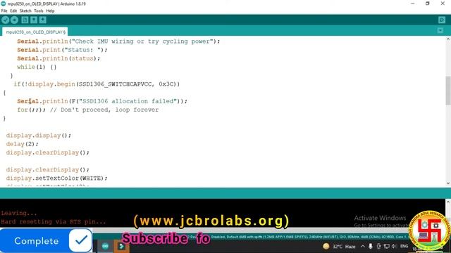 How to send MPU9250 (Accelerometer Sensor) data on OLED Display ? смотреть онлайн