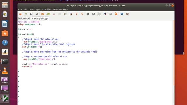 Inline assembly programming - Lecture0 смотреть онлайн