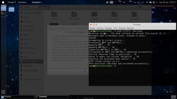 How To Fix "Unable to access Volume” (Error mounting /dev/sda at /media/root/) in Linux