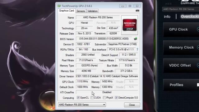 Video kortos informacija GPUZ смотреть онлайн