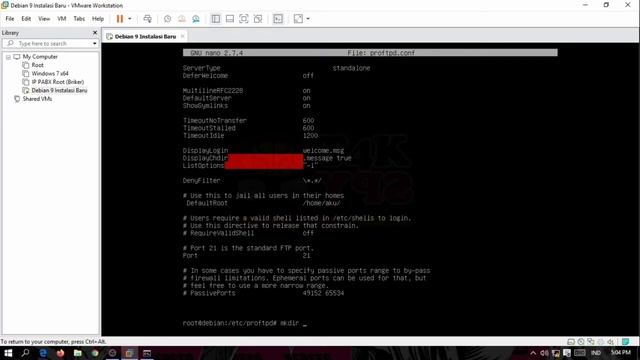 Konfigurasi FTP SERVER Debian 9 ||Administrasi Sistem Jaringan смотреть онлайн