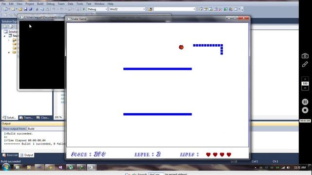 Snake Game with SFML/C++ смотреть онлайн