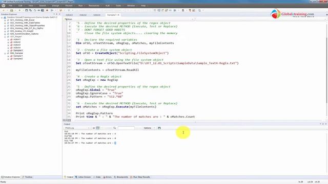 UFT 12.01 | QTP | Regex Part 3 смотреть онлайн