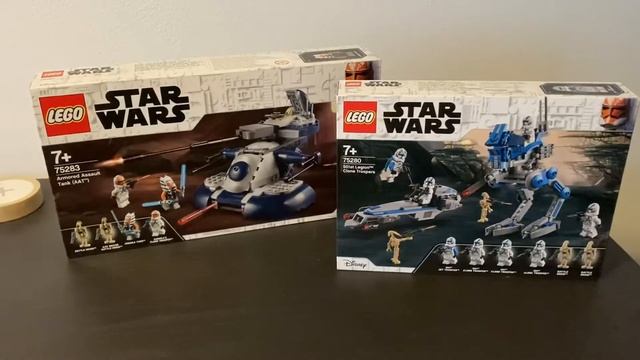 NEW 2020 Clone Wars Sets - AAT and 501st Battle Pack (75283 + 75280) LEGO Star Wars update video смотреть онлайн