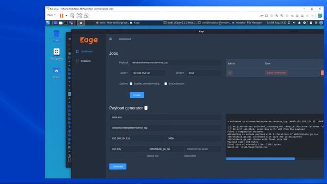 METASPLOIT - INTERFACE GRÁFICA com KAGE no KALI LINUX 2020 [Tutorial Educacional] смотреть онлайн