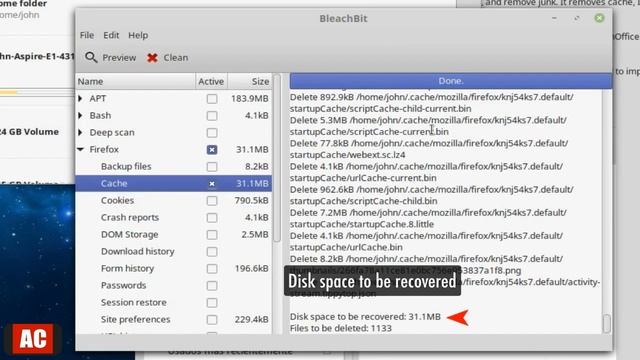 Delete Unnecessary Files on Linux Mint Cinnamon - BleachBit смотреть онлайн