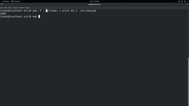 3.4 Understanding awk | RHCSA [RHEL 8] смотреть онлайн