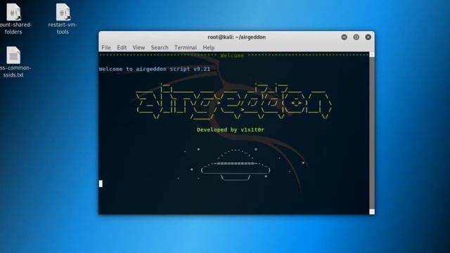 3.2. WEP attack using Airgeddon смотреть онлайн