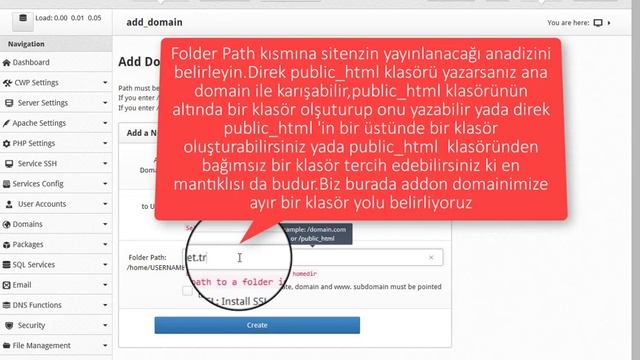 Centos Web Panel - Addon Domain Ekleme смотреть онлайн