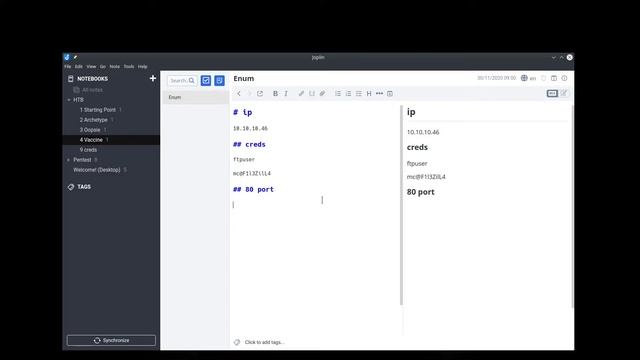 Starting Point || Vaccine || HackTheBox || Walkthrough || CTF || HTB