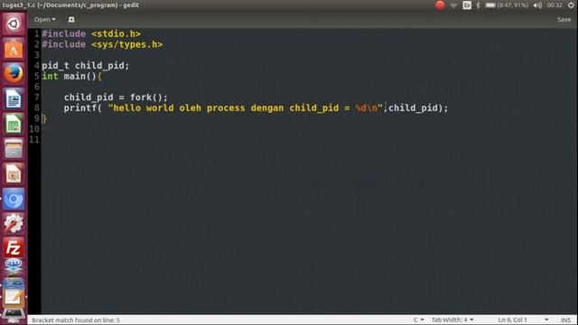 Tutorial fork() pada bahasa C смотреть онлайн