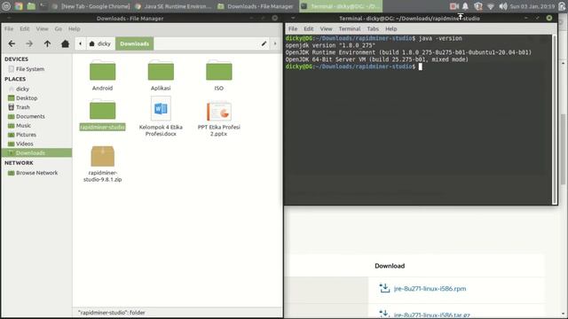 Tutorial intall RapidMiner di Linux Mint смотреть онлайн