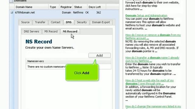 Creating Private Nameservers at Netfirms.ca смотреть онлайн