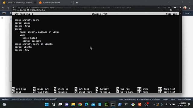 create different ansible playbook task for redhat and debian systems смотреть онлайн