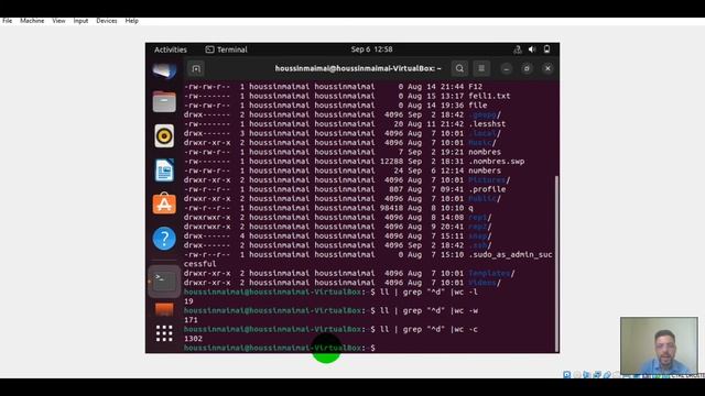 Unix, commande wc et ses options смотреть онлайн