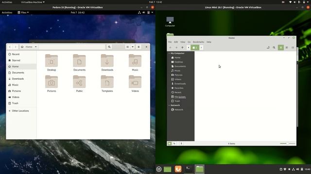 Fedora 33 vs Linux Mint 20.1 смотреть онлайн