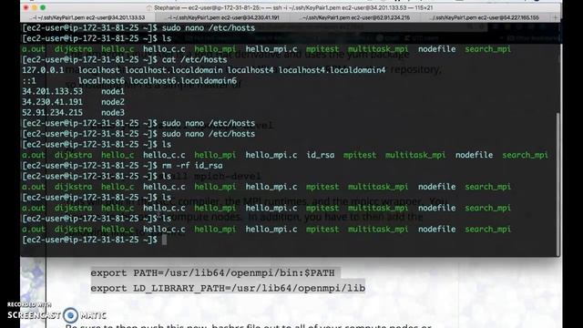 AWS: Creating an MPI Cluster Part 2 смотреть онлайн