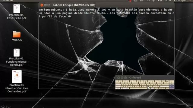 Ataque Ddos con Linux, Gabriel Enrique (Nemessis 503).avi смотреть онлайн
