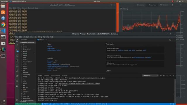 Swift PX4 Development Container Demonstration. смотреть онлайн