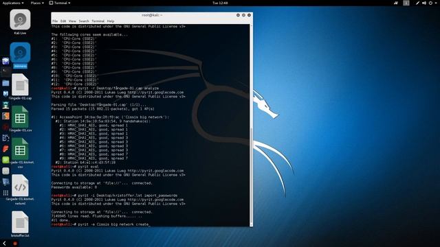 WiFi hacking guide Del10 -pyrit смотреть онлайн
