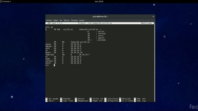 Fedora - Crear servidor DNS con Bind смотреть онлайн