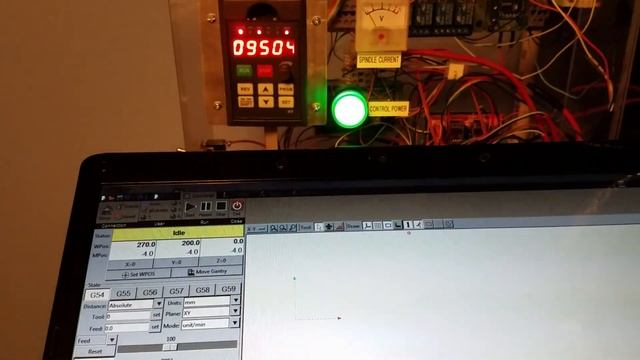 VFD with bCNC software смотреть онлайн