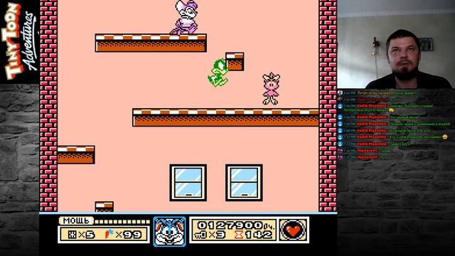 Tiny Toon Adventures Стрим прохождение (NES, денди) смотреть онлайн