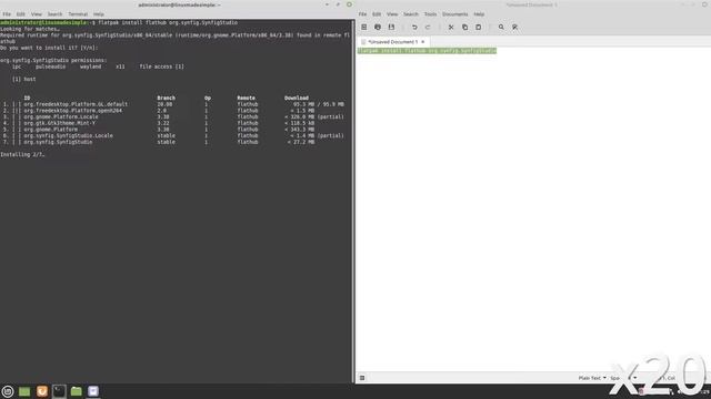 How to install Synfig Studio on Linux Mint 20.1 смотреть онлайн