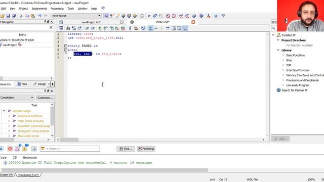 Introdução ao Quartus II e VHDL смотреть онлайн