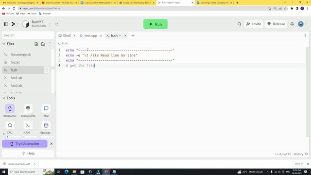 Read File Line by Line in Bash Script | Elango Notes смотреть онлайн