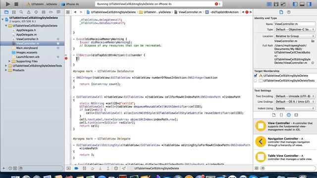 iOS Tutorial- Add check buttons on table view (UITableView) смотреть онлайн