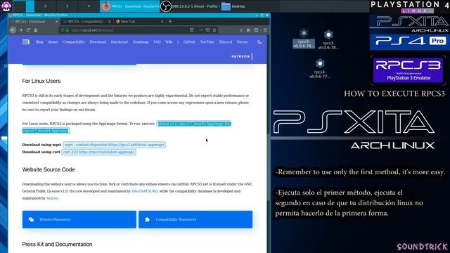 How to install PS3 EMULATOR ( rpcs3 ) for LINUX | PS4 Psxitarch Linux v2 | смотреть онлайн