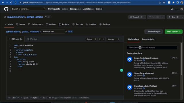 Automate Tasks using Github Action смотреть онлайн