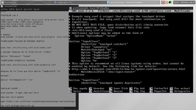 Instalacion de archlinux 2013 (instalacion de las X pt2 ) смотреть онлайн