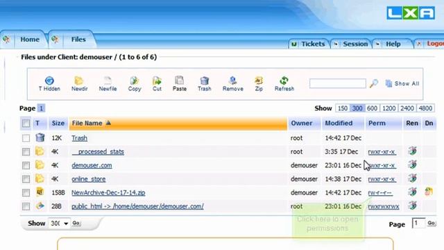 How to change file permissions via LxAdmin/Kloxo file manager (Flipper Host) смотреть онлайн