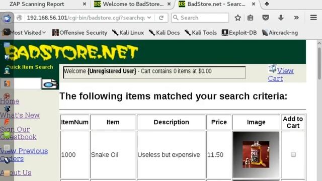 OWASP explotando vulnerabilidades BADSTORE смотреть онлайн