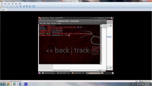 Extract Tar Files On BackTrack5 R3 смотреть онлайн