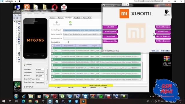 Mi 6A/6/Note 8Pro Flashing/Mi Account Sp Flash tool Without Auth || By GSM Abhi || смотреть онлайн