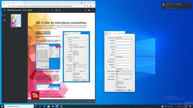 MicroSIP Install and Setup смотреть онлайн