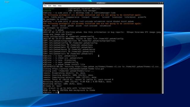 Preparing LXDE with PekWM on Pisi Linux 2.2 смотреть онлайн