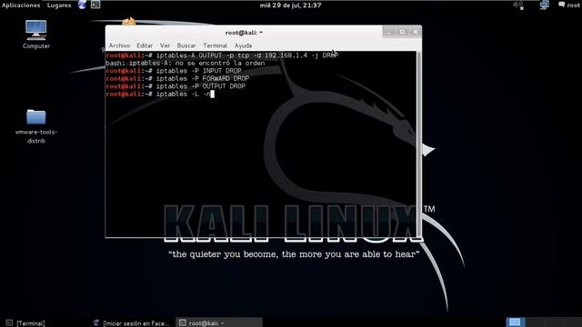 configuración básica de IPTABLES смотреть онлайн